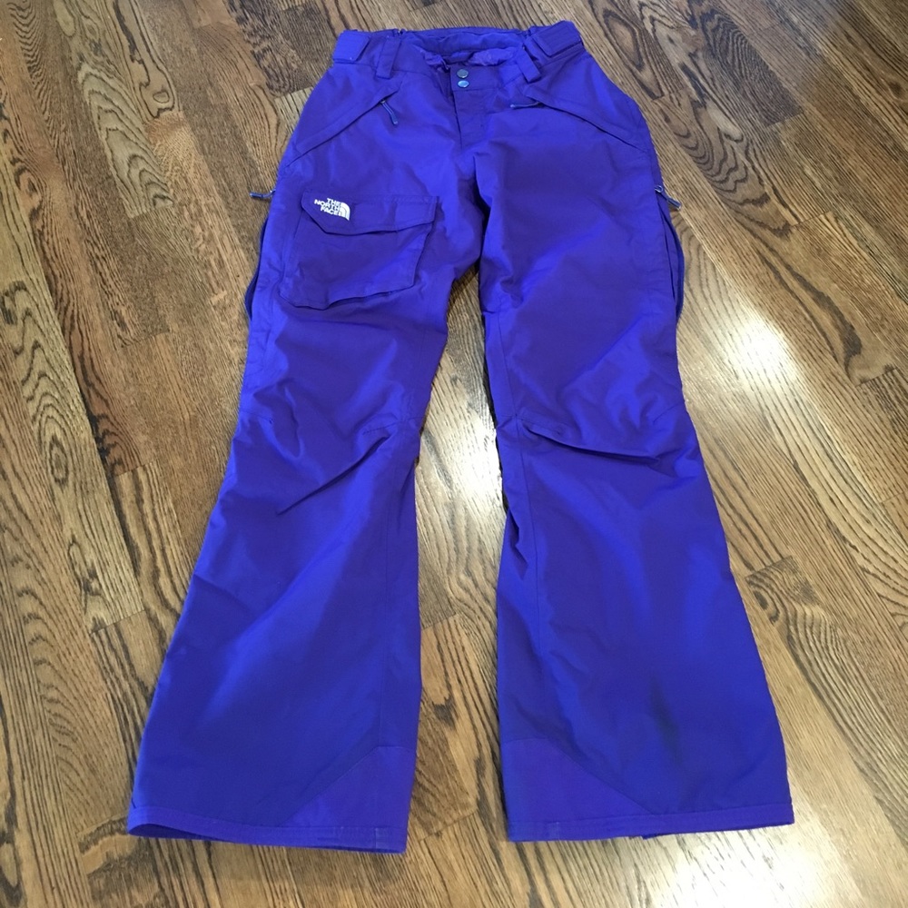 The North Face Women’s ski pants, S, purple